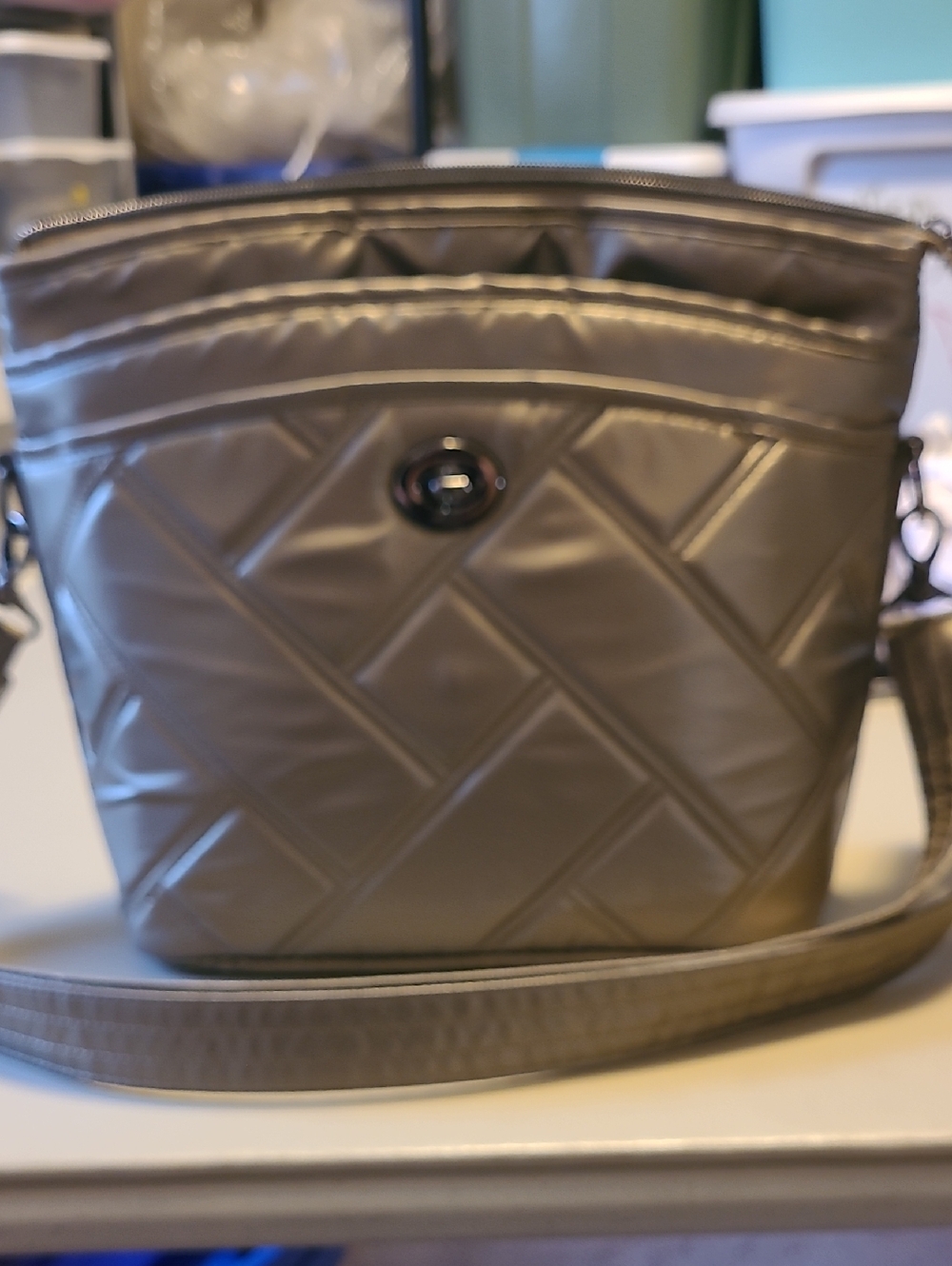 Lug Adagio - Metallic Walnut Crossbody.